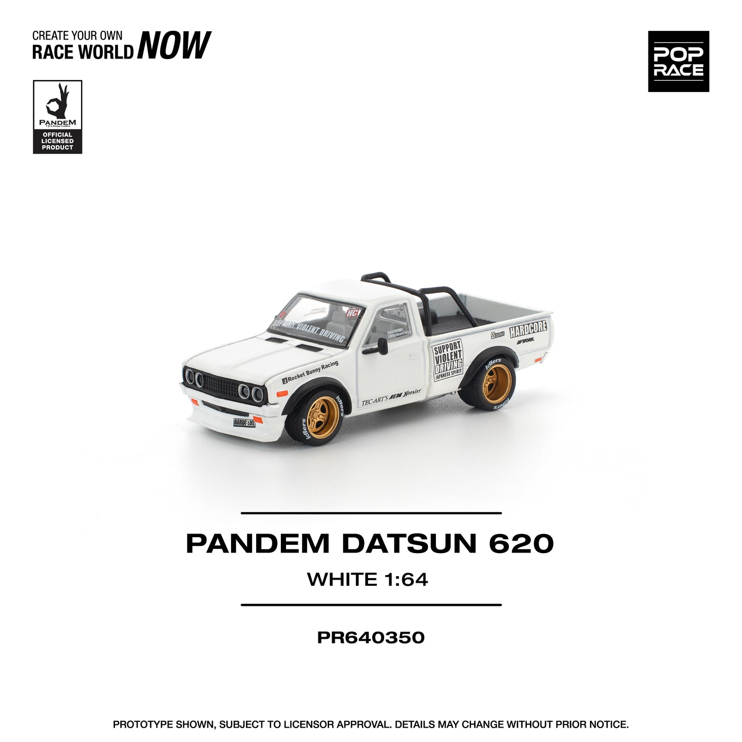 POP RACE PR64-350 PANDEM DATSUN 620