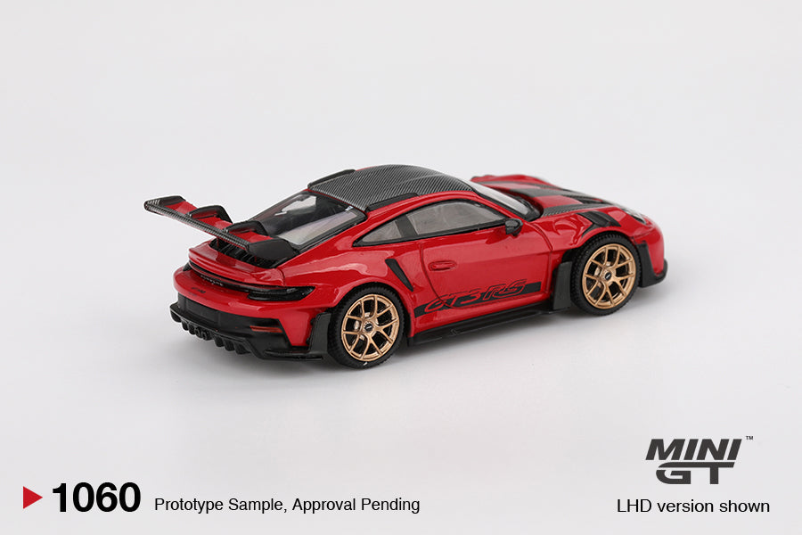 Porsche 911 (992) GT3 RS Weissach Package Guards Red Mini GT