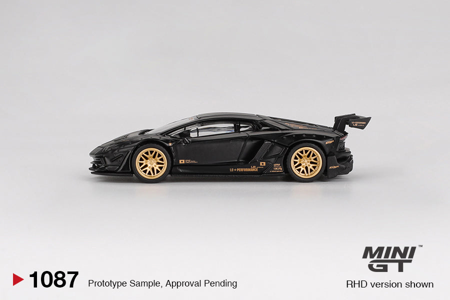 LB★WORKS Lamborghini Aventador Limited Edition Matte Black Mini GT