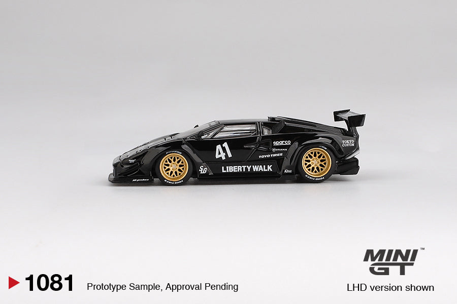 Lamborghini Countach LB-WORKS Black Mini GT