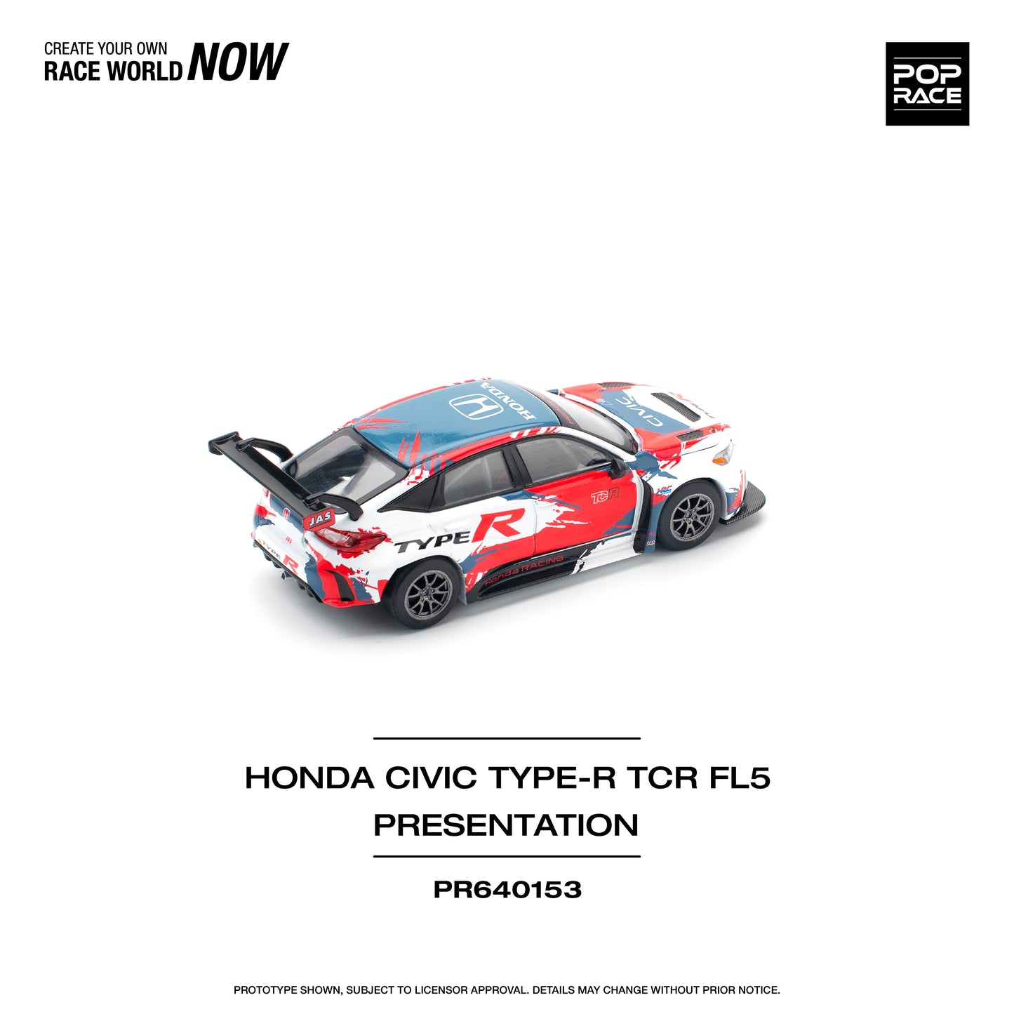 Pop Race PR64-153 Honda Civic Type R TCR