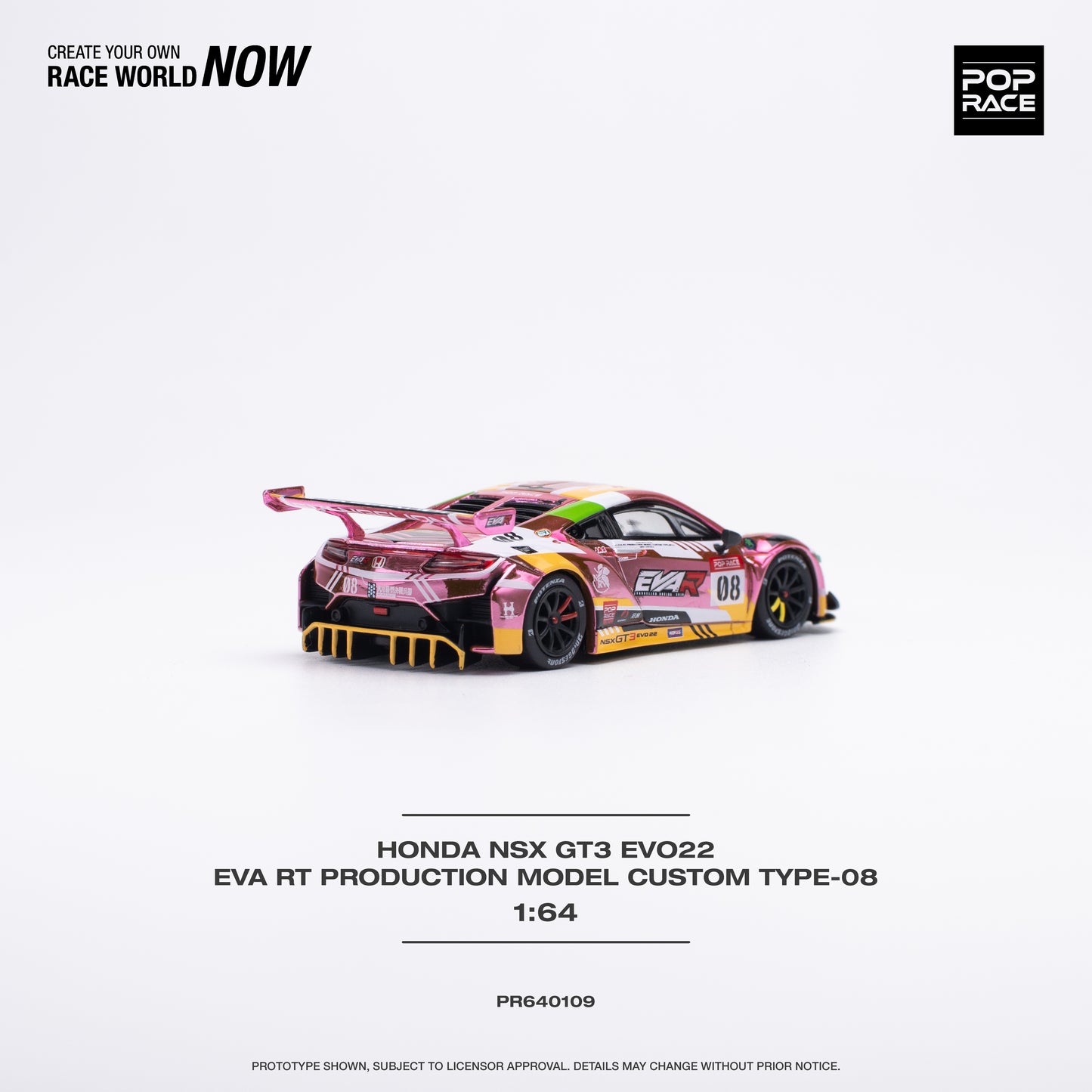 Pop Race PR64-109 Honda NSX Eva RT Production Model Custom Type-08