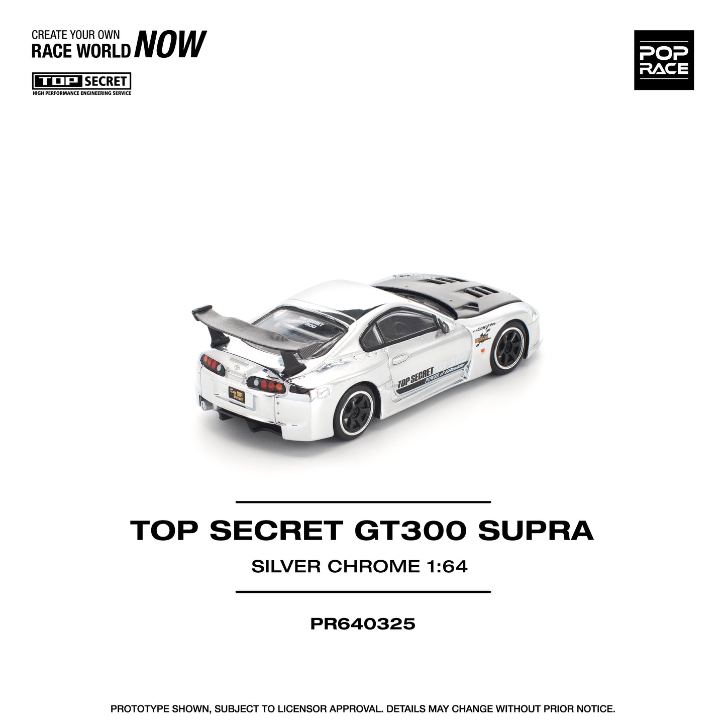 POP RACE PR64-325 TOP SECRET GT300 SUPRA