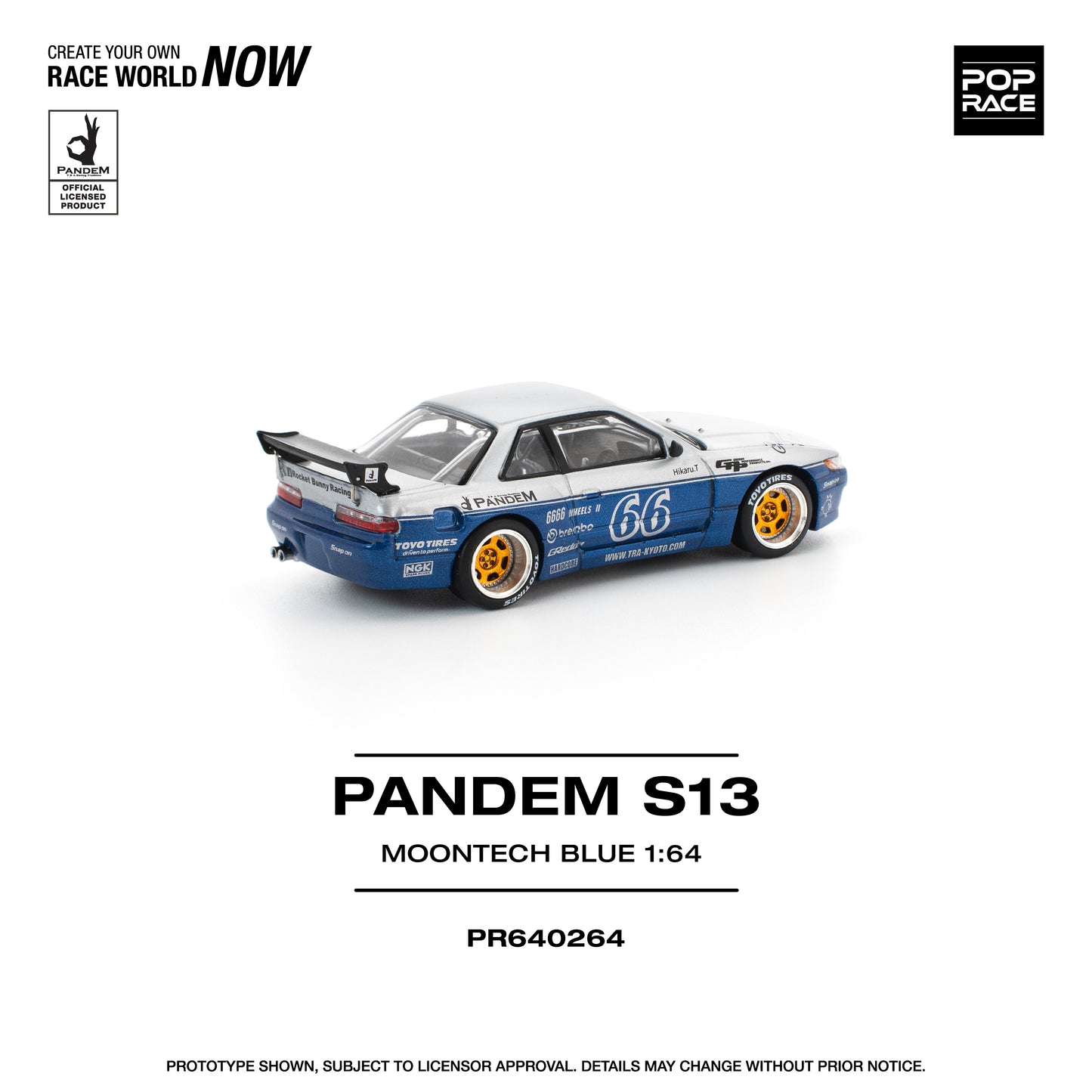 Pop Race PR64-264 Pandem Nissan Silvia S13