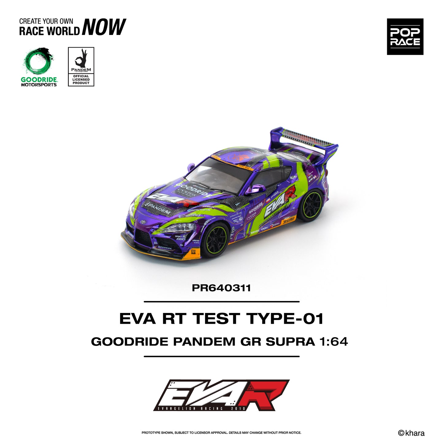 POP RACE PR64-311 EVA RT TEST TYPE-01 GOODRIDE PANDEM GR SUPRA