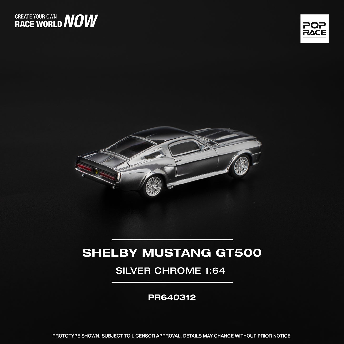 POP RACE PR64-312 SHELBY MUSTANG GT500