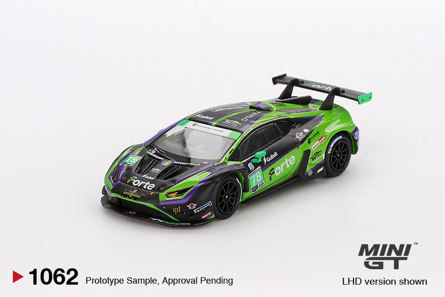 Lamborghini Huracan GT3 EVO2 #78 2024 IMSA Daytona 24 Hrs Forte Racing Mini GT