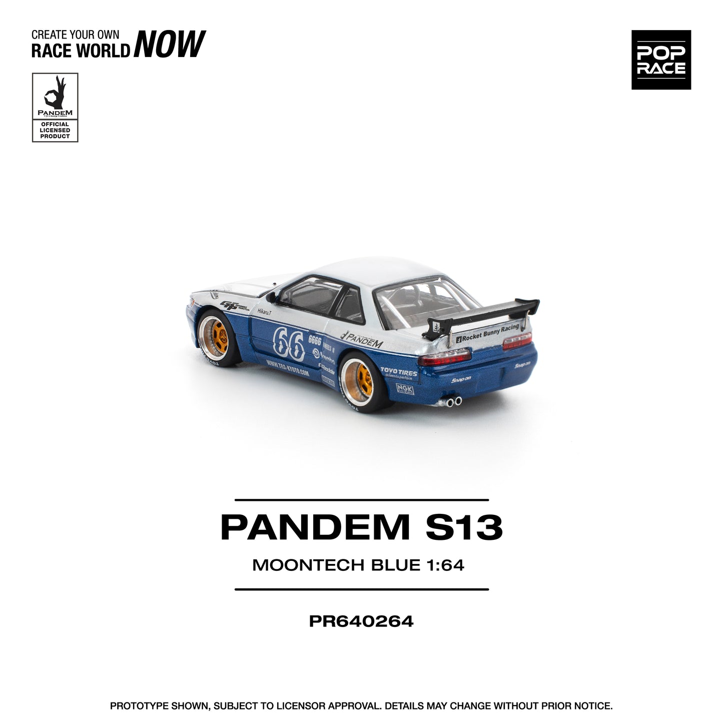 Pop Race PR64-264 Pandem Nissan Silvia S13