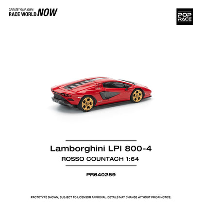 Pop race PR64-259 Lamborghini Countach LPI 800-4