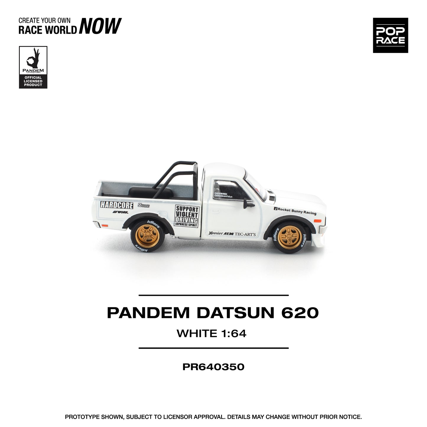 POP RACE PR64-350 PANDEM DATSUN 620