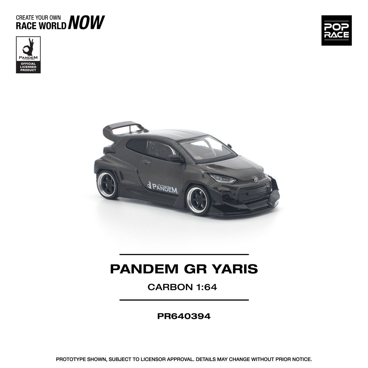 POP RACE PR64-394 PANDEM TOYOTA GR YARIS
