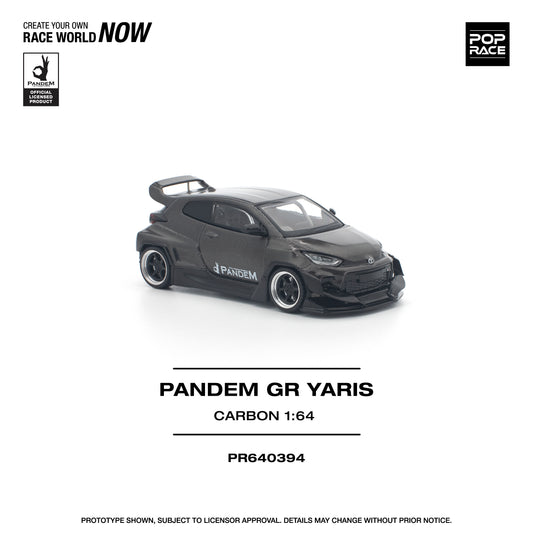POP RACE PR64-394 PANDEM TOYOTA GR YARIS 1:64 scale
