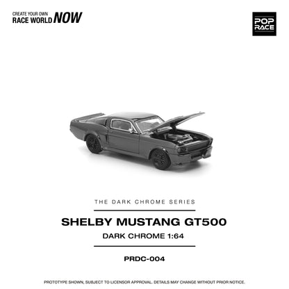POP RACE Shelby Mustang GT500 Dark Chrome – PRDC-004