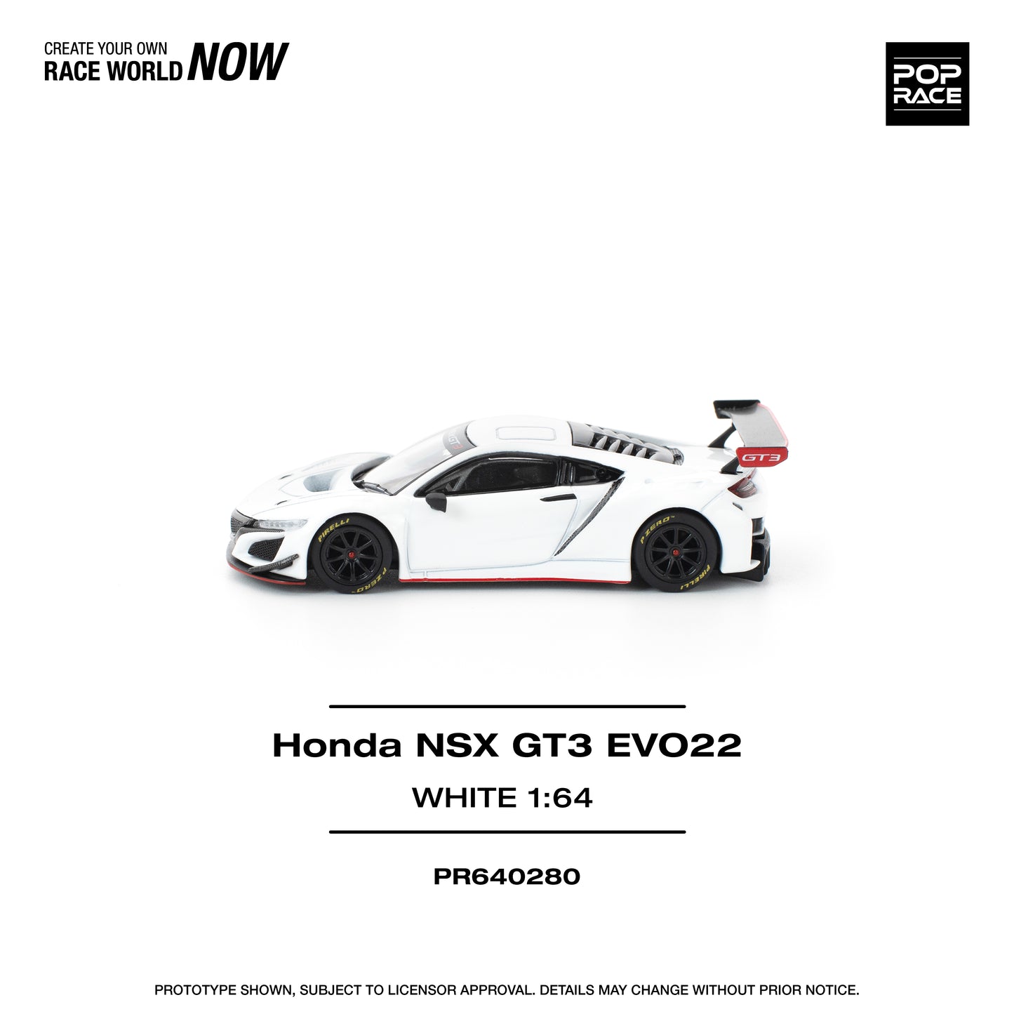 Pop Race PR64-280 Honda NSX GT3 EVO22