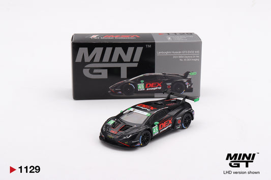 Lamborghini Huracán GT3 EVO2 #45 No. 45 DEX Imaging 2024 IMSA Daytona 24 Hrs Mini GT