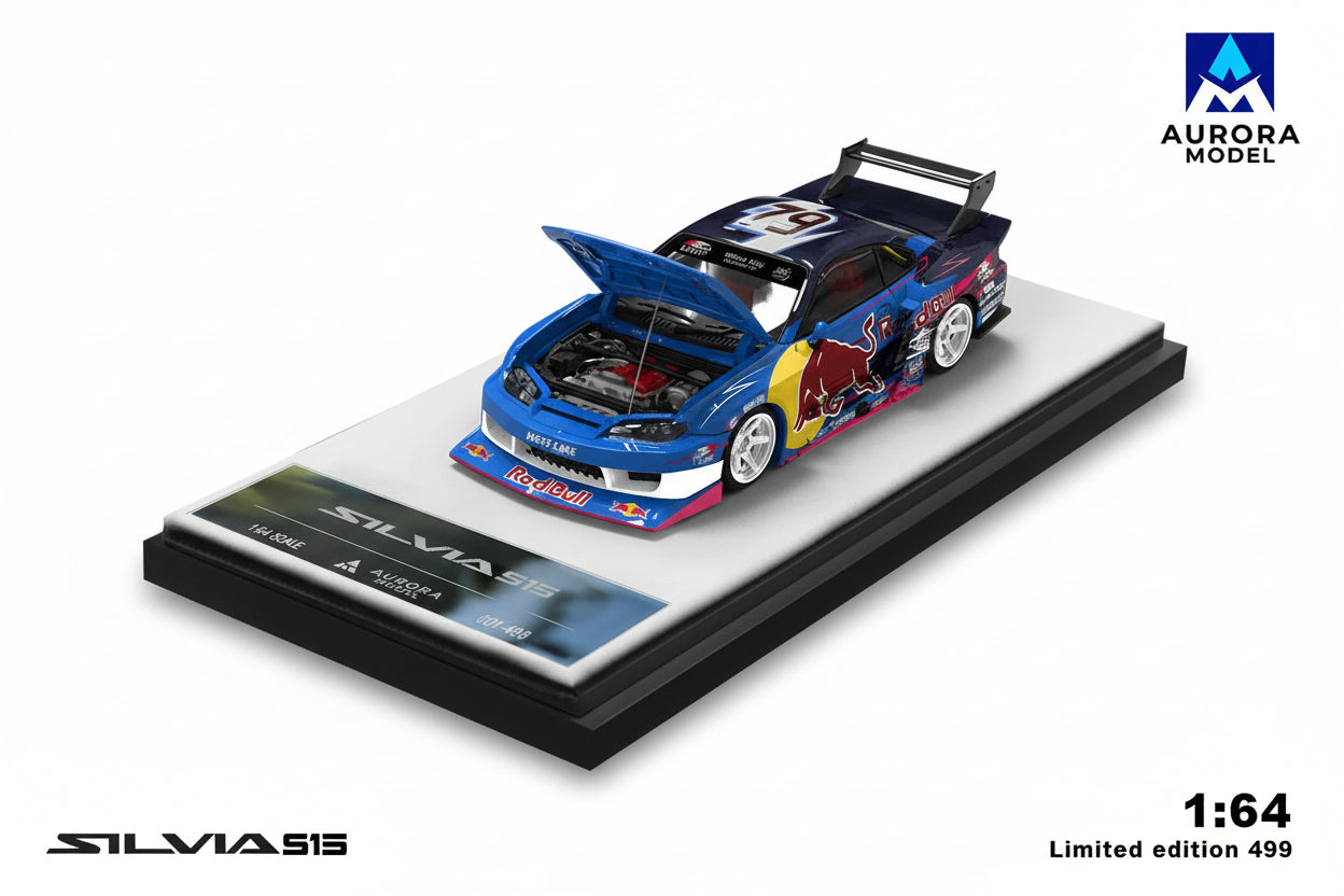 AURORA MODEL NISSAN SILVIA S15 RED BULL EDITION