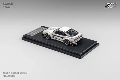 Micro Turbo Nissan 180SX Type X Rocket Bunny v2 White