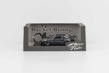 Micro Turbo Nissan 180SX Type X Rocket Bunny v2 Gun Metal