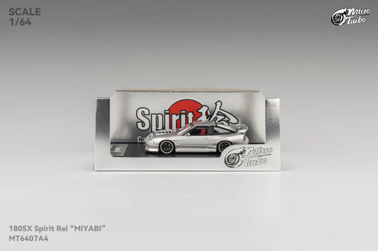 Micro Turbo Nissan 180SX Type X "MIYABI" Silver