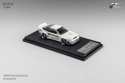 Micro Turbo Nissan 180SX Type X Rocket Bunny v2 White