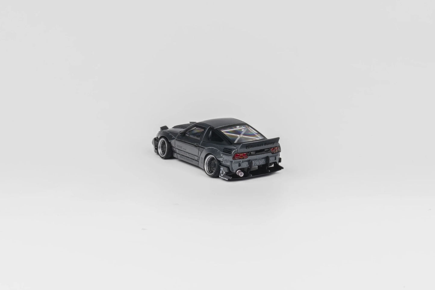 Micro Turbo Nissan 180SX Type X Rocket Bunny v2 Gun Metal