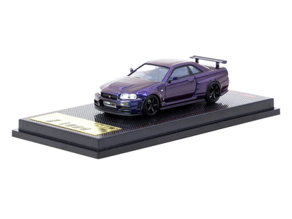 Nissan Skyline R34 GT-R Nismo Z-tune Purple Metallic Ignition Model