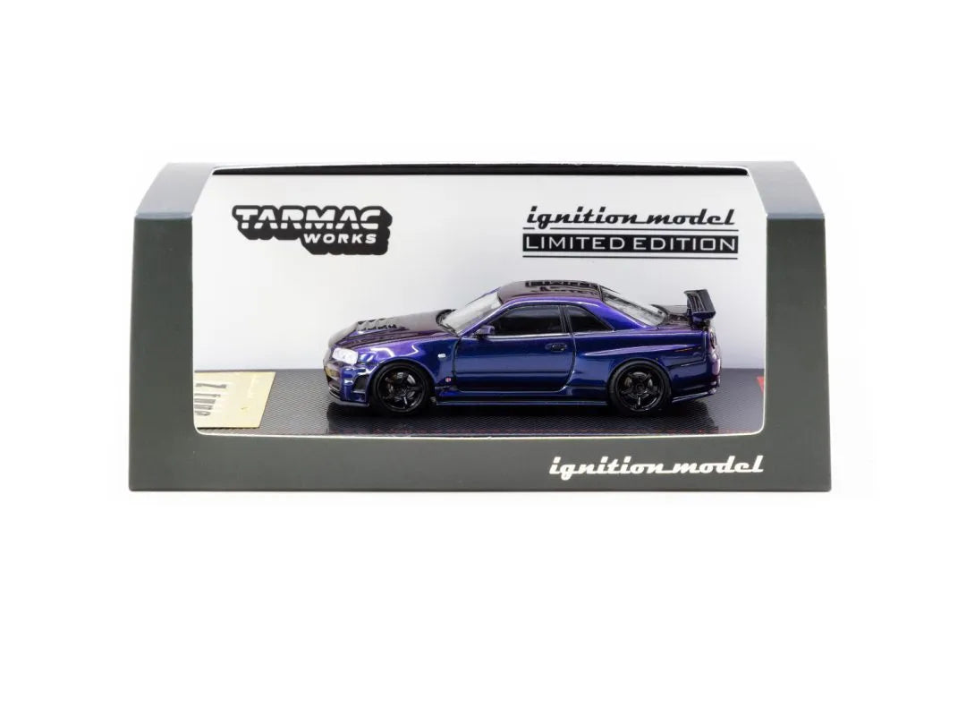 Nissan Skyline R34 GT-R Nismo Z-tune Purple Metallic Ignition Model