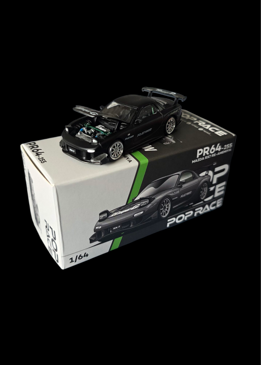 POP RACE PR64-255 MAZDA RX7 RE-AMEMIYA
