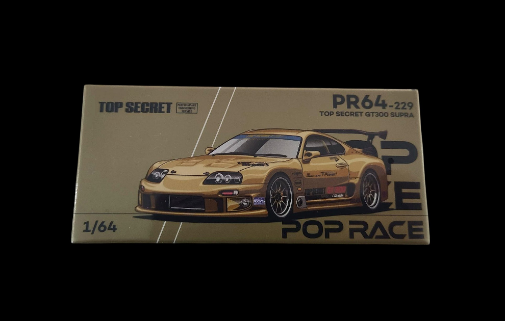 POP RACE PR64-229 TOP SECRET GT300 SUPRA