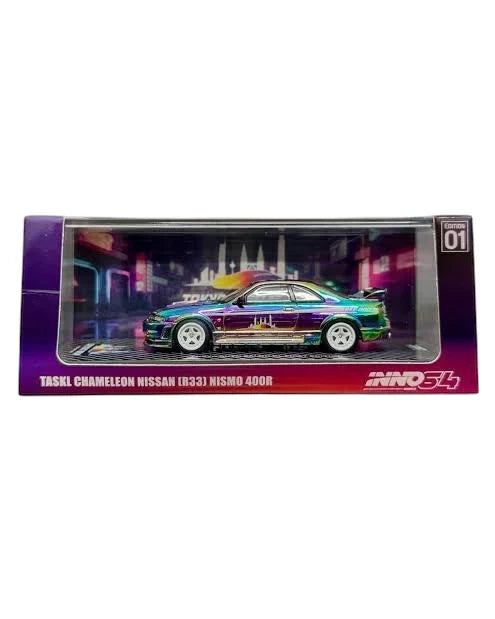 INNO64 Nissan Skyline GT-R R33 Nismo 400R Taskl Chameleon Tokyo Auto Salon