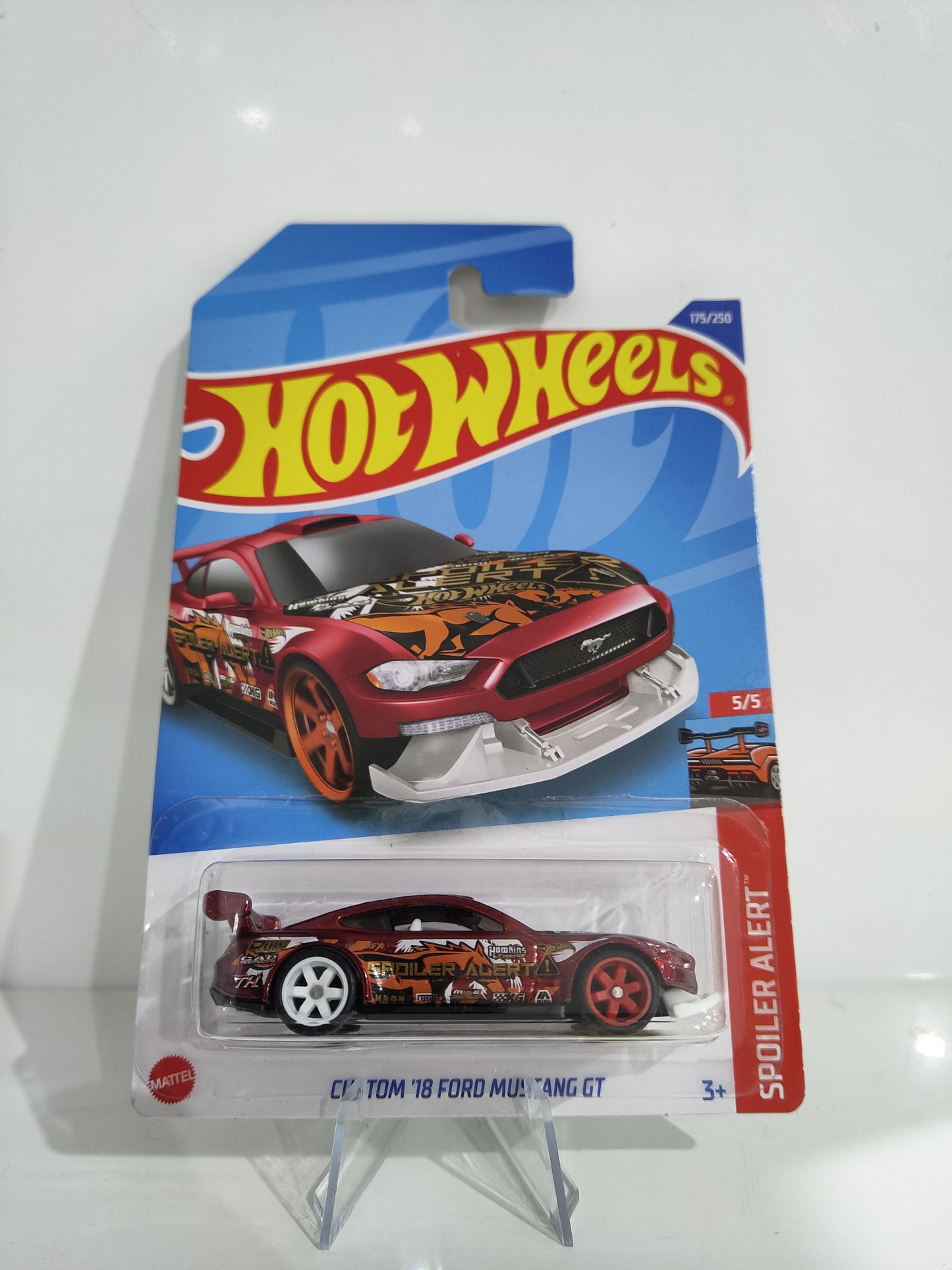Hot Wheels Super Treasure hunt Custom '18 ford mustang GT