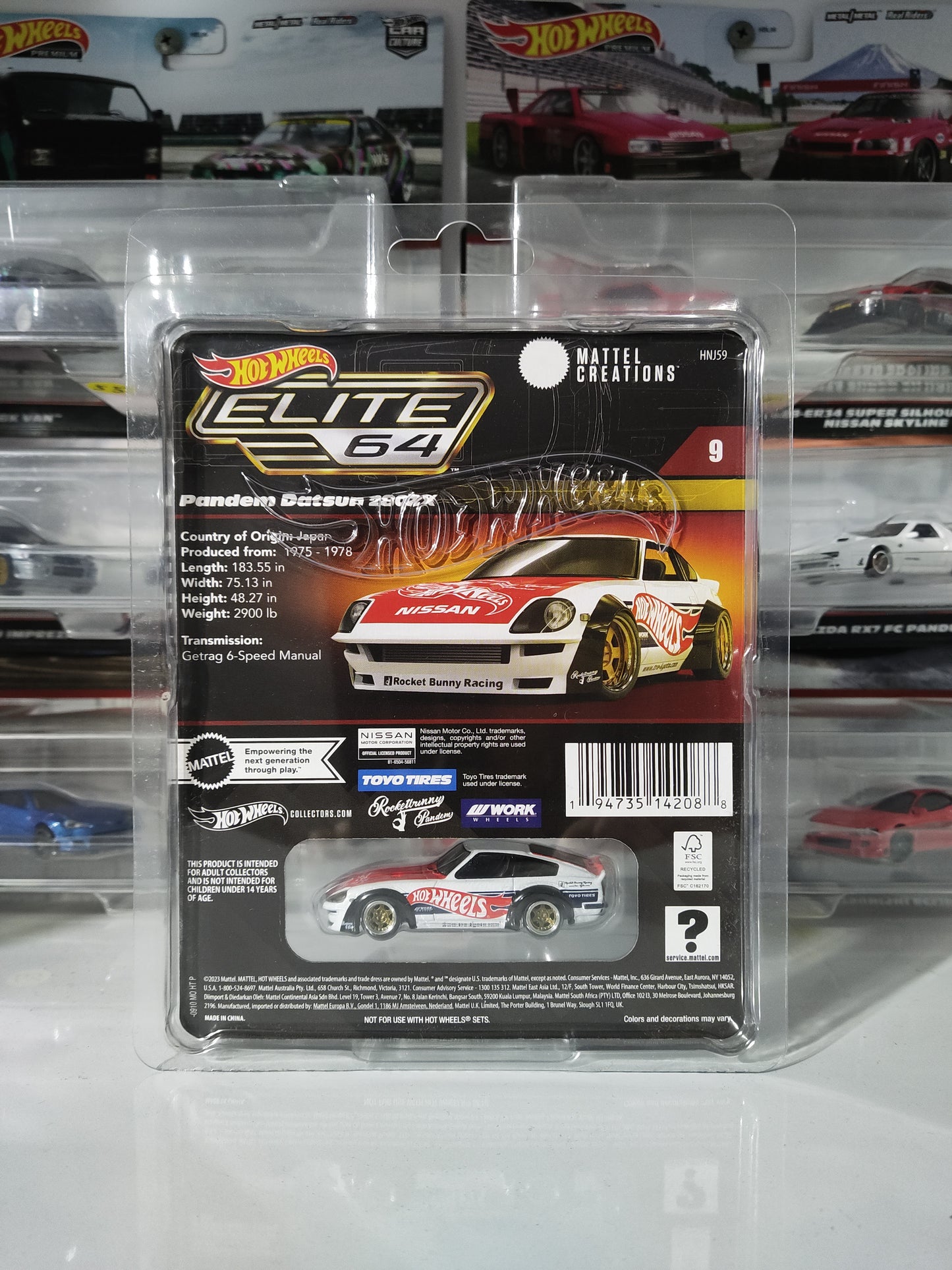 Hot Wheels ELITE 64 #9 Pandem Datsun 280ZX