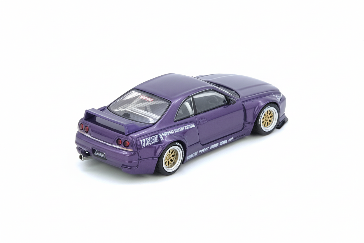 INNO64 NISSAN SKYLINE GT-R (R33) "PANDEM / ROCKET BUNNY"