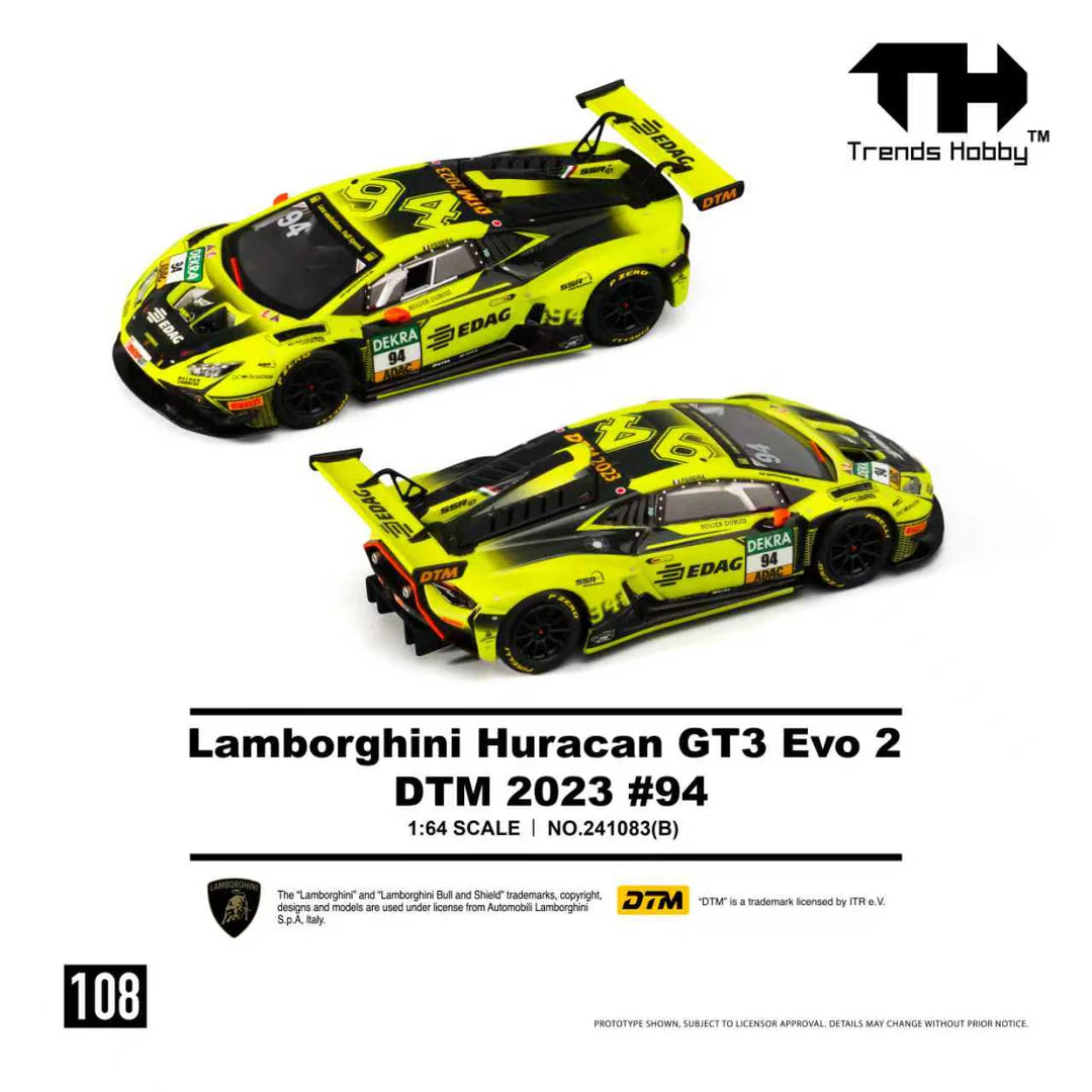 Trends Hobby 1:64 Lamborghini Huracan GT3 Evo2 DTM2023 #94 241083(B)