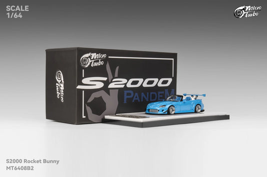 Micro Turbo Honda S2000 Pandem Rocket Bunny Blue