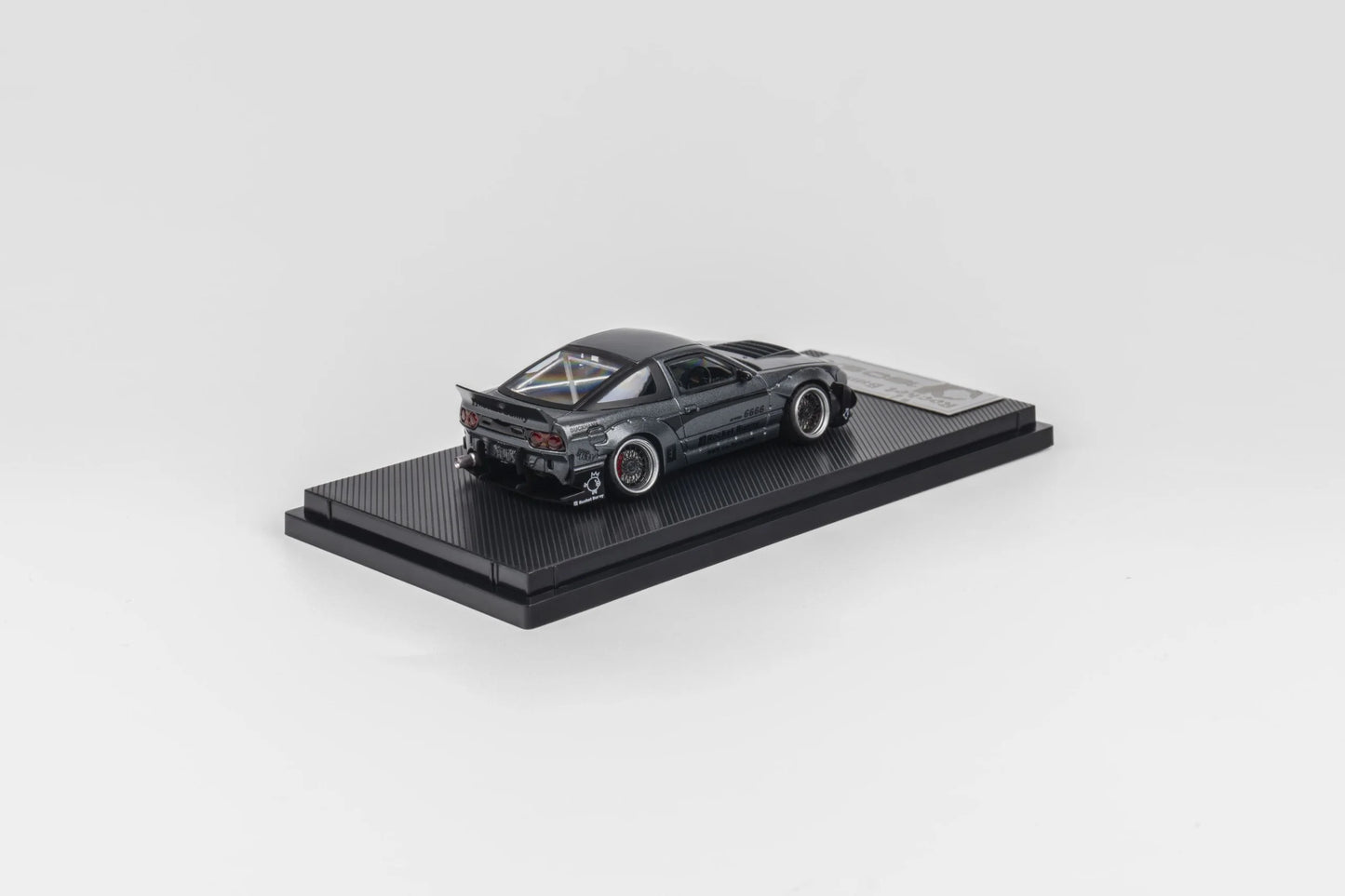 Micro Turbo Nissan 180SX Type X Rocket Bunny v2 Gun Metal