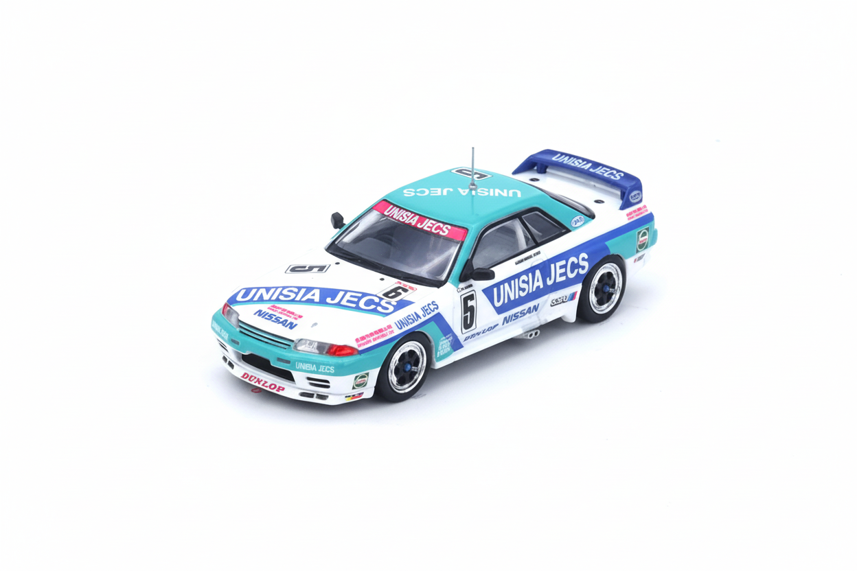 INNO64 NISSAN SKYLINE GT-R (R32) #5 "UNISIA JECS"