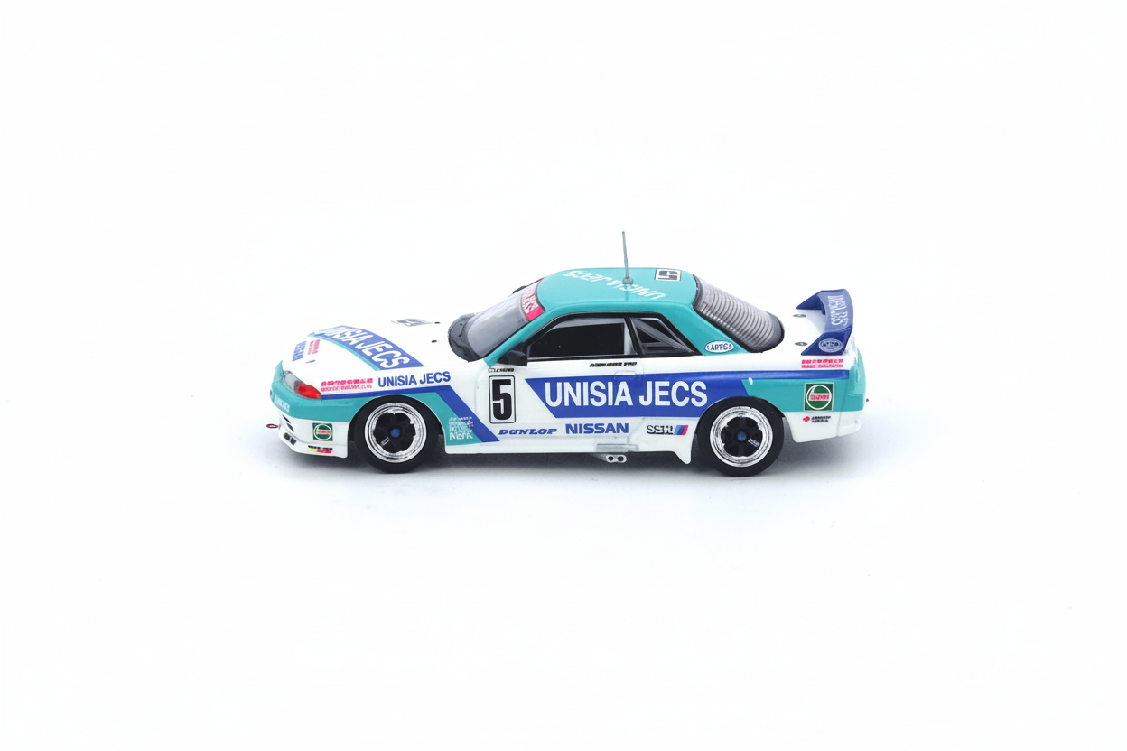 INNO64 NISSAN SKYLINE GT-R (R32) #5 "UNISIA JECS"