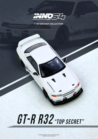 Top Secret Nissan Skyline VR32 GT-R White INNO64