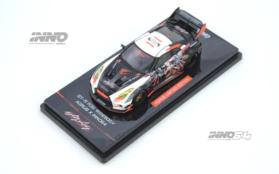 INNO64 1:64 GT-R R35 WIDEBODY AORUS X INNO64 Limited Edition