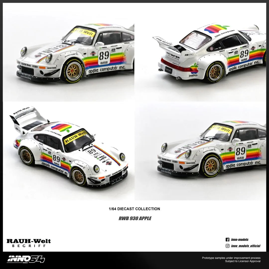 INNO64 Porsche RWB 930 #89 Apple Livery