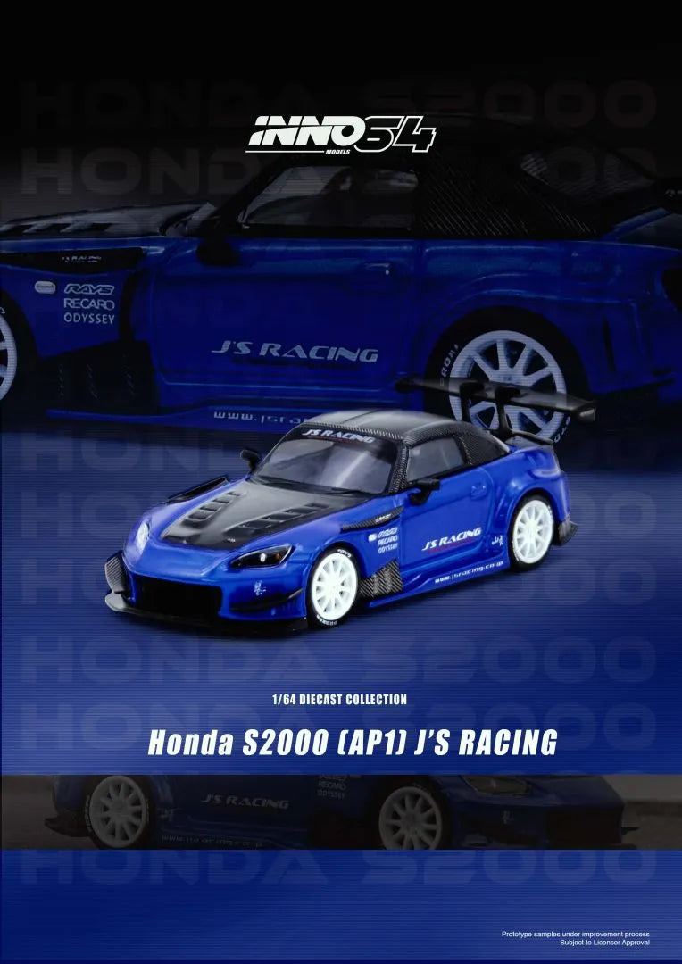 INNO64 Honda S2000 J’S RACING Blue