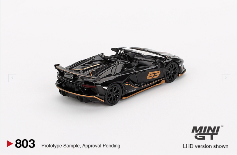 Lamborghini Aventador SVJ 63 Roadster Mini GT