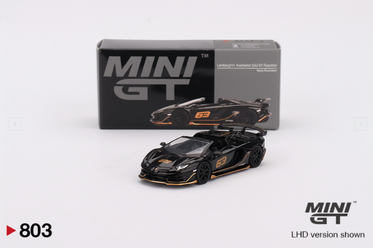 Lamborghini Aventador SVJ 63 Roadster Mini GT