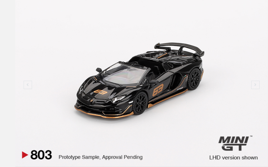 Lamborghini Aventador SVJ 63 Roadster Mini GT