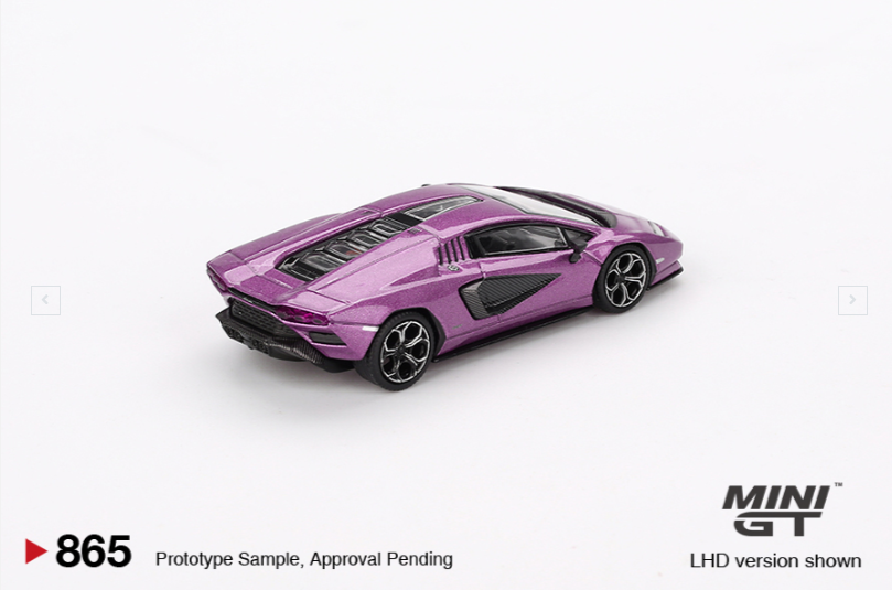 Lamborghini Countach LPI 800-4 Viola 30th Mini GT