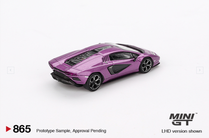 Lamborghini Countach LPI 800-4 Viola 30th Mini GT
