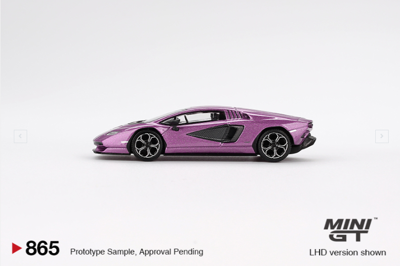 Lamborghini Countach LPI 800-4 Viola 30th Mini GT