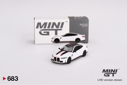 BMW M4 CSL Mini GT Alpine White