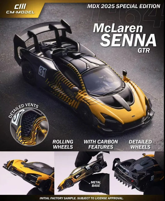 CM Model 1:64 McLaren Senna GTR - MDX 2025 Event Model